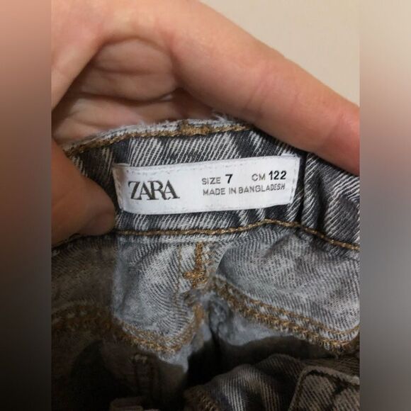 🃏 Zara | Distressed Acid Washed Jeans - Picture 4 of 5